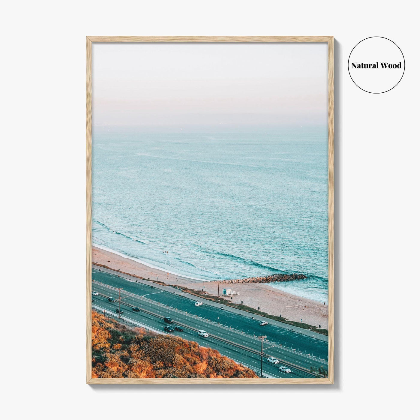 Pacific Palisades Fine Art Photo Print, Pacific Coast Highway, Los Angeles, California Poster