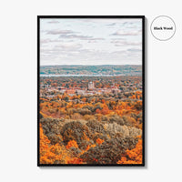 Traverse City Skyline Fine Art Photo Print, Downtown, Michigan, USA Wall Decor Poster