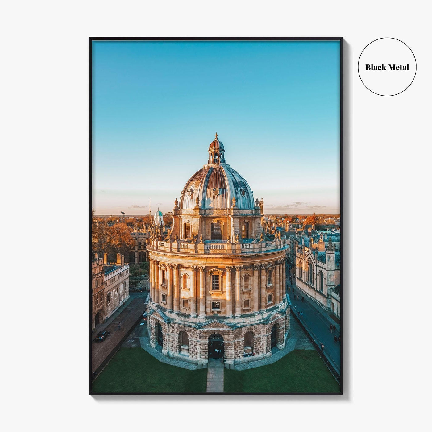 Oxford England Skyline Fine Art Photo Print, Aerial View, Oxfordshire UK Wall Decor Poster