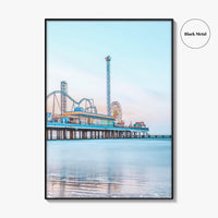 Galveston Fine Art Photo Print, Texas, USA, Pleasure Pier Wall Poster