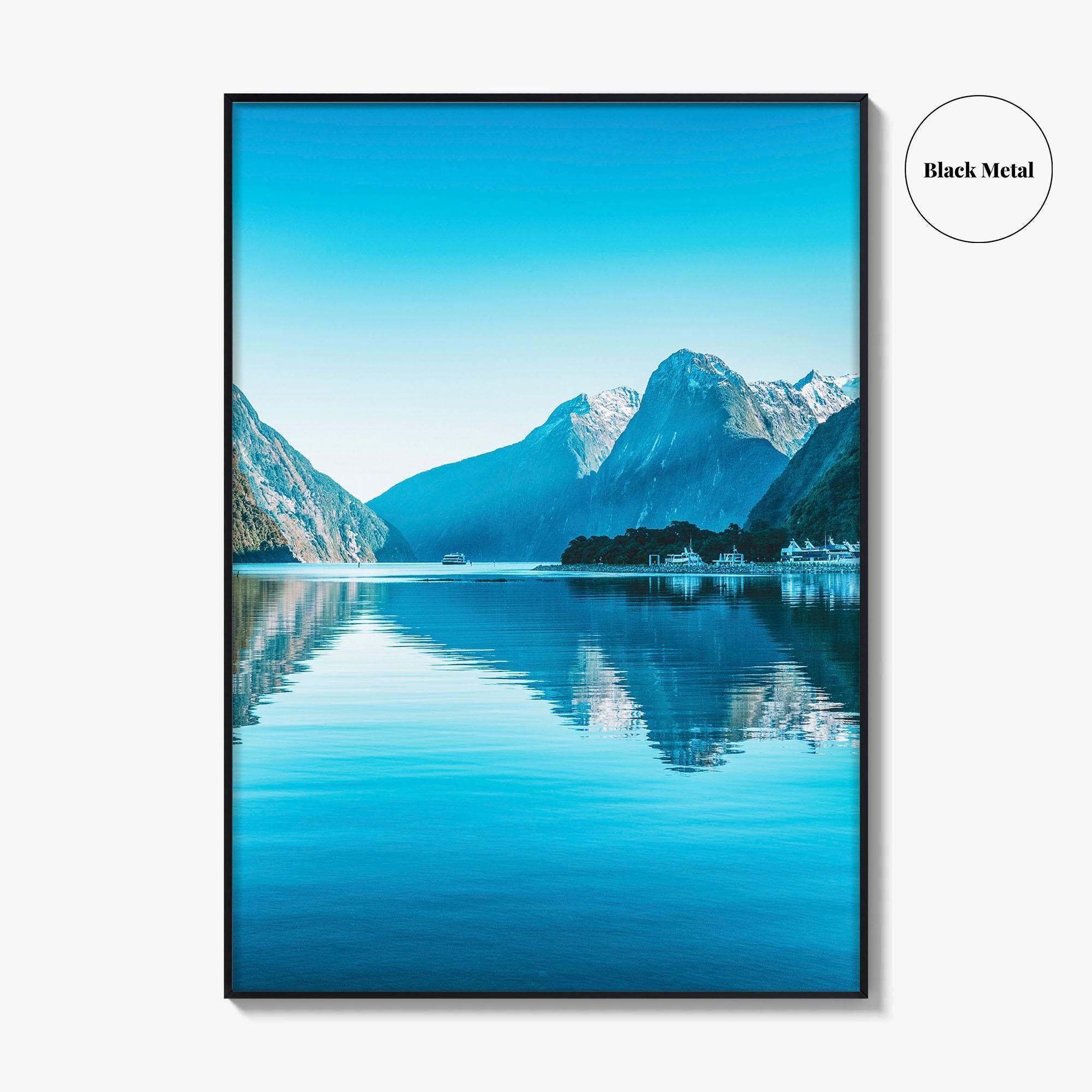 Milford Sound Fine Art Photo Print, Fiordland National Park New Zealand, Mitre Peak