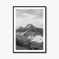 Tantalus Range Black and White Fine Art Photo Print, Squamish Vancouver Canada Poster