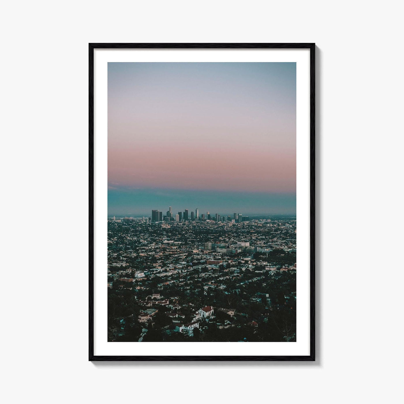 Los Angeles Skyline Fine Art Photo Print, Decor Poster, Griffith Observatory, California, USA