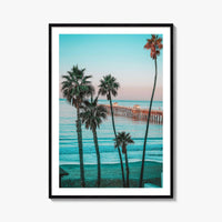 Southern California Fine Art Photo Print, Pier Wall Decor, USA Poster, SoCal