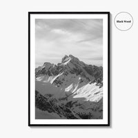 Tantalus Range Black and White Fine Art Photo Print, Squamish Vancouver Canada Poster