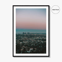 Los Angeles Skyline Fine Art Photo Print, Decor Poster, Griffith Observatory, California, USA