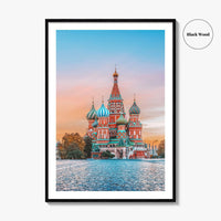 Moscow Russia Fine Art Photo Print, St Basil's Cathedral, Red Square, Poster