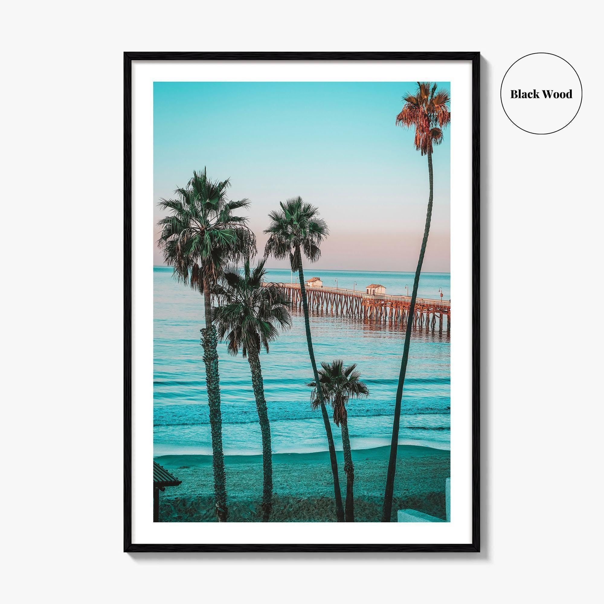 Southern California Fine Art Photo Print, Pier Wall Decor, USA Poster, SoCal