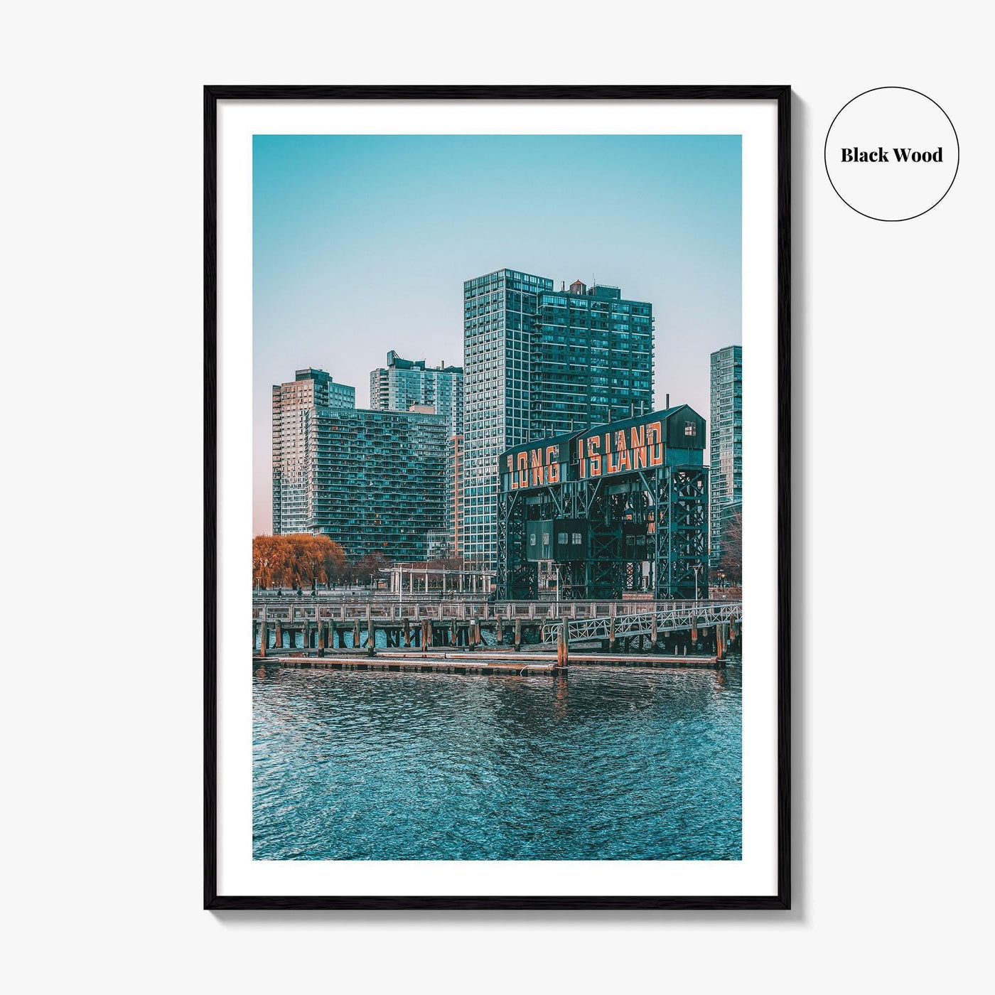 Long Island City Fine Art Photo Print, Queens Waterfront, New York NYC Poster