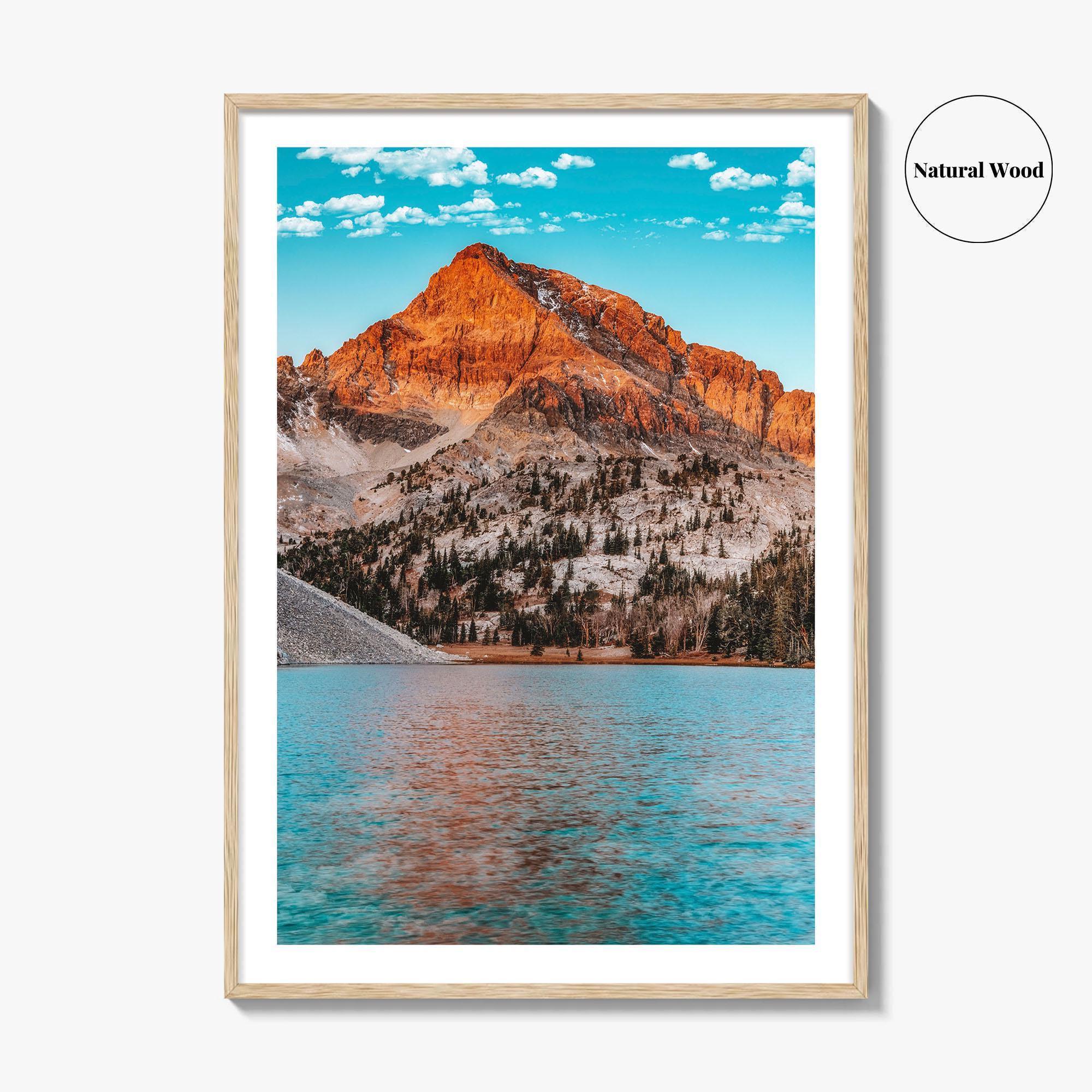 Mount Idaho Fine Art Photo Print, Mountain Lake, USA Wall Decor Poster