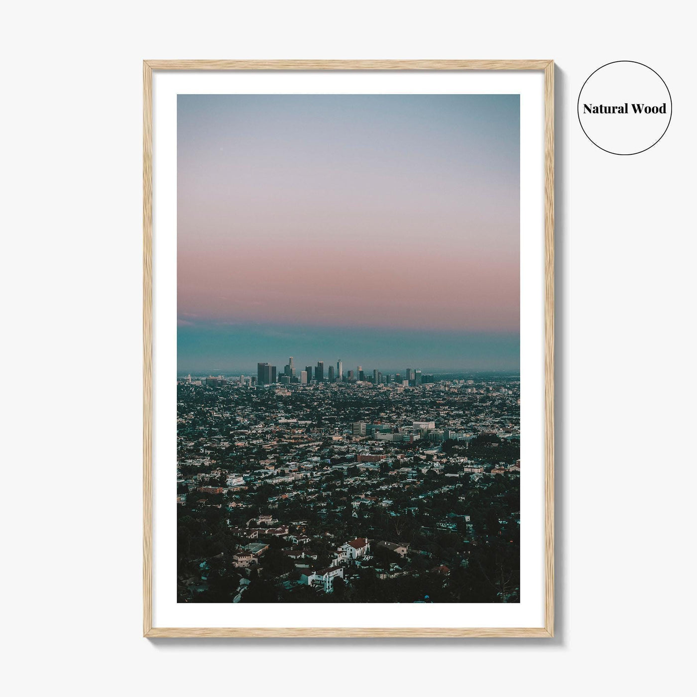 Los Angeles Skyline Fine Art Photo Print, Decor Poster, Griffith Observatory, California, USA