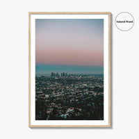 Los Angeles Skyline Fine Art Photo Print, Decor Poster, Griffith Observatory, California, USA