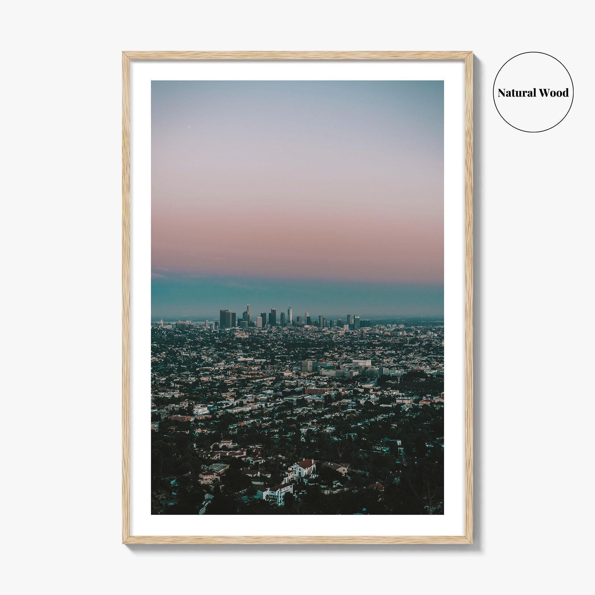 Los Angeles Skyline Fine Art Photo Print, Decor Poster, Griffith Observatory, California, USA
