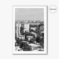Lagos Black and White Fine Art Photo Print, Nigeria Wall Decor, Photo Poster