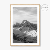 Tantalus Range Black and White Fine Art Photo Print, Squamish Vancouver Canada Poster