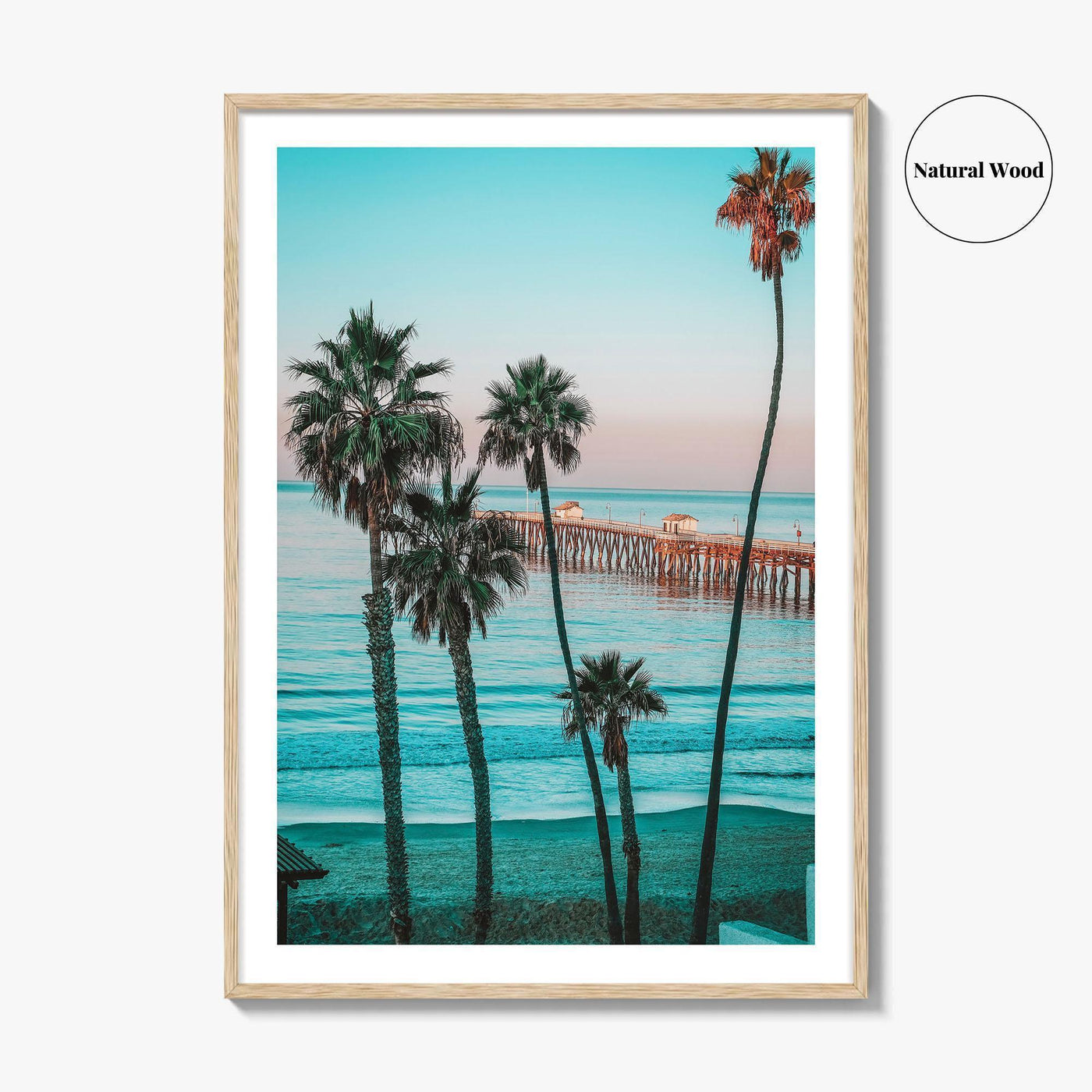 Southern California Fine Art Photo Print, Pier Wall Decor, USA Poster, SoCal