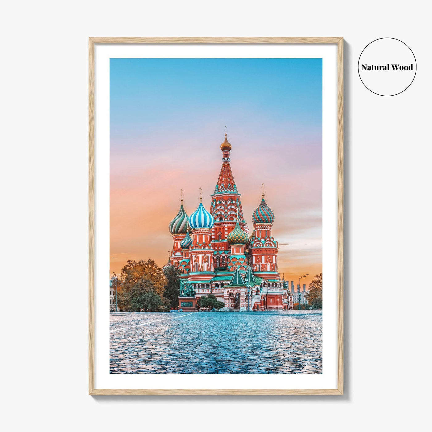 Moscow Russia Fine Art Photo Print, St Basil's Cathedral, Red Square, Poster