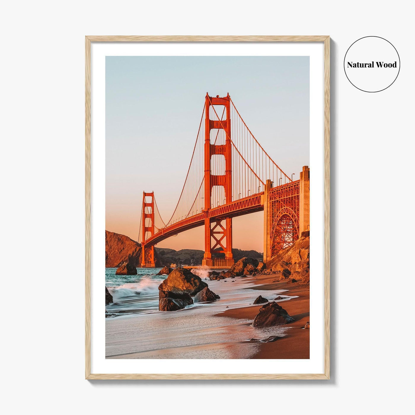 Golden Gate Bridge Fine Art Photo Print, San Francisco, California Poster, Wall Decor