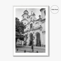 Buenos Aires Black and White Fine Art Photo Print, San Ignacio de Loyola Church