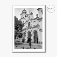 Buenos Aires Black and White Fine Art Photo Print, San Ignacio de Loyola Church