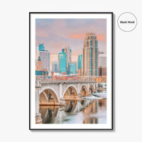 Minneapolis Skyline Fine Art Photo Print, Wall Poster, Minnesota USA