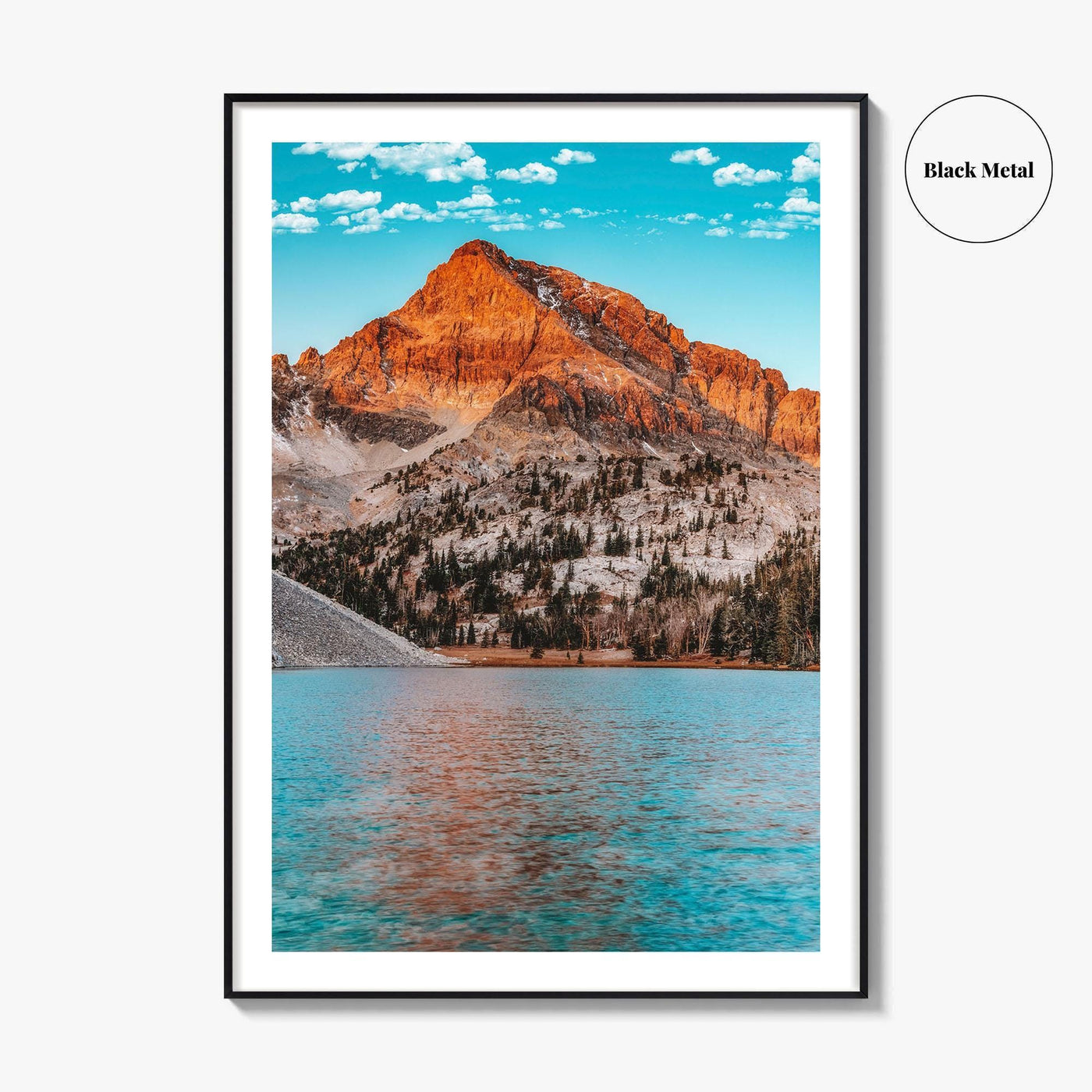Mount Idaho Fine Art Photo Print, Mountain Lake, USA Wall Decor Poster