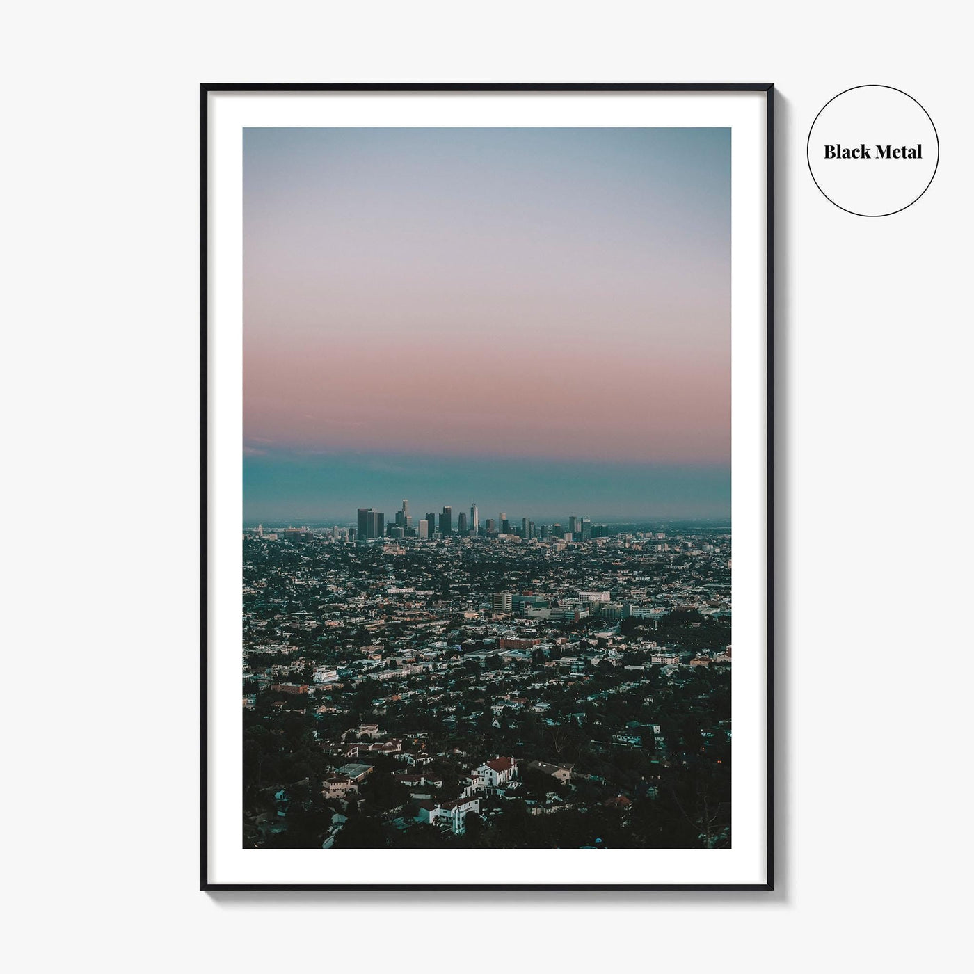 Los Angeles Skyline Fine Art Photo Print, Decor Poster, Griffith Observatory, California, USA