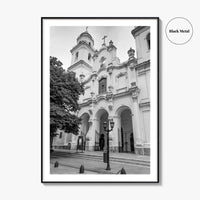 Buenos Aires Black and White Fine Art Photo Print, San Ignacio de Loyola Church