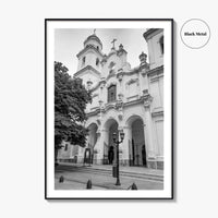 Buenos Aires Black and White Fine Art Photo Print, San Ignacio de Loyola Church