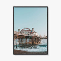 Brighton Fine Art Photo Print, Palace Pier, England UK Poster