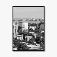 Lagos Black and White Fine Art Photo Print, Nigeria Wall Decor, Photo Poster