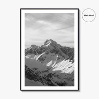 Tantalus Range Black and White Fine Art Photo Print, Squamish Vancouver Canada Poster