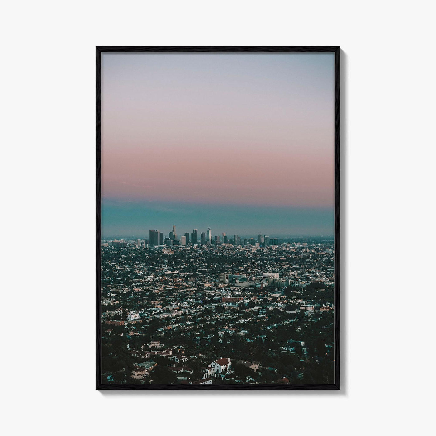 Los Angeles Skyline Fine Art Photo Print, Decor Poster, Griffith Observatory, California, USA
