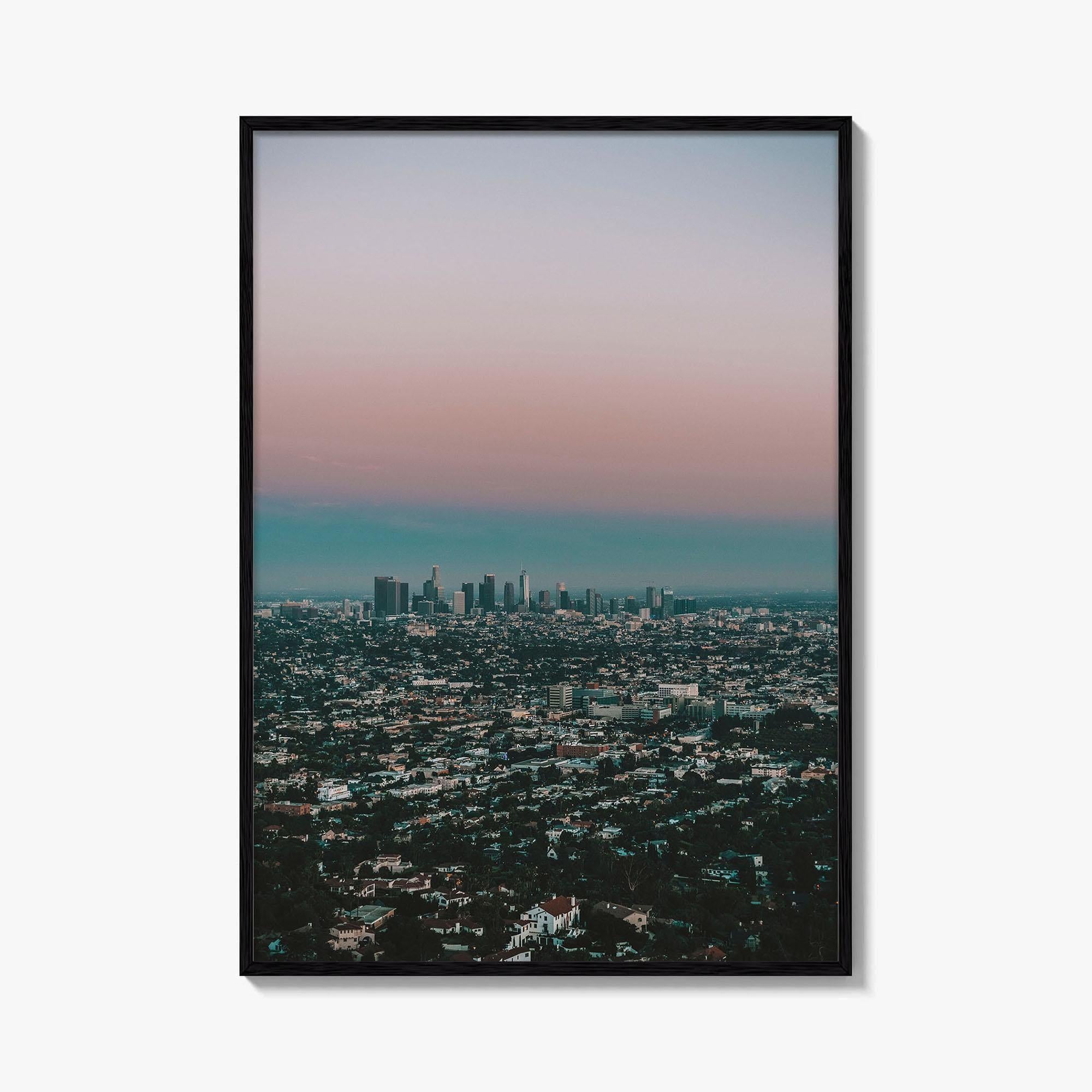 Los Angeles Skyline Fine Art Photo Print, Decor Poster, Griffith Observatory, California, USA