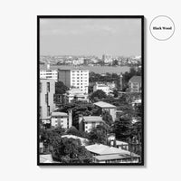 Lagos Black and White Fine Art Photo Print, Nigeria Wall Decor, Photo Poster
