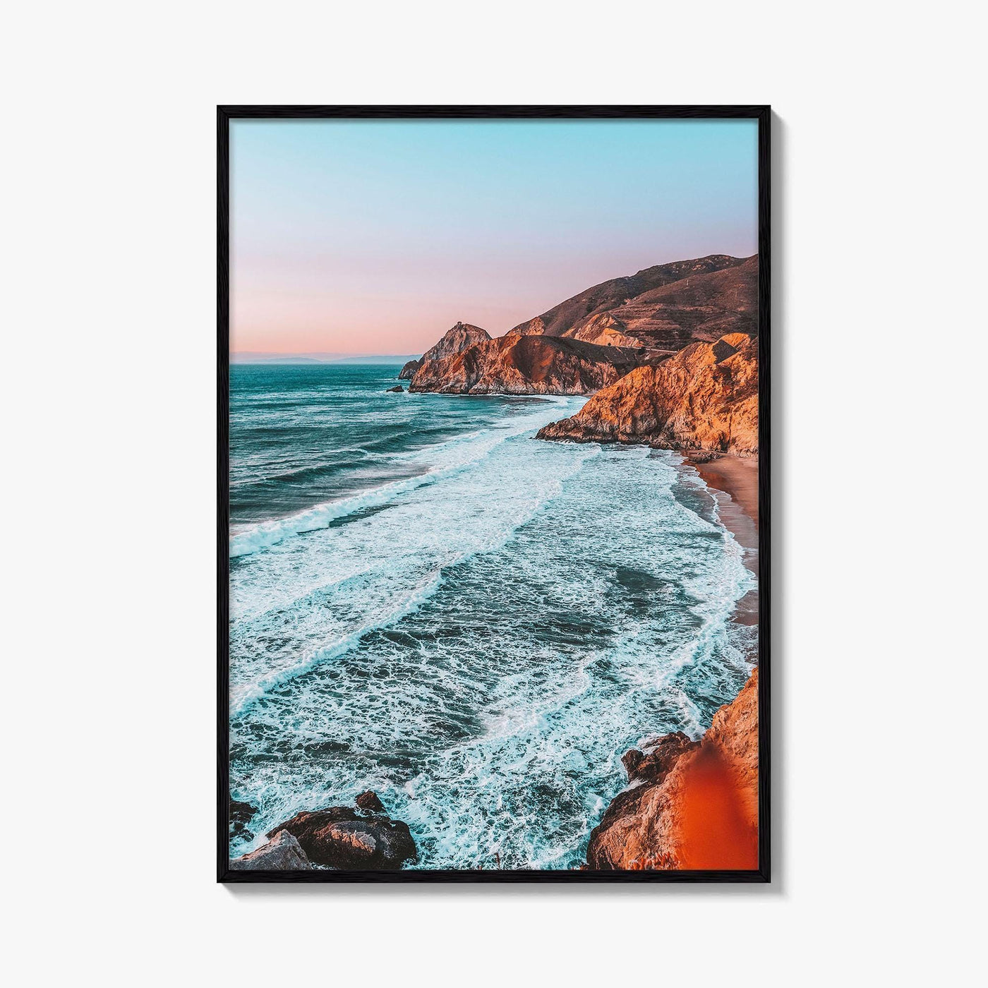 San Francisco Fine Art Photo Print, California USA, Highway 1 Coastal Cliffs Poster