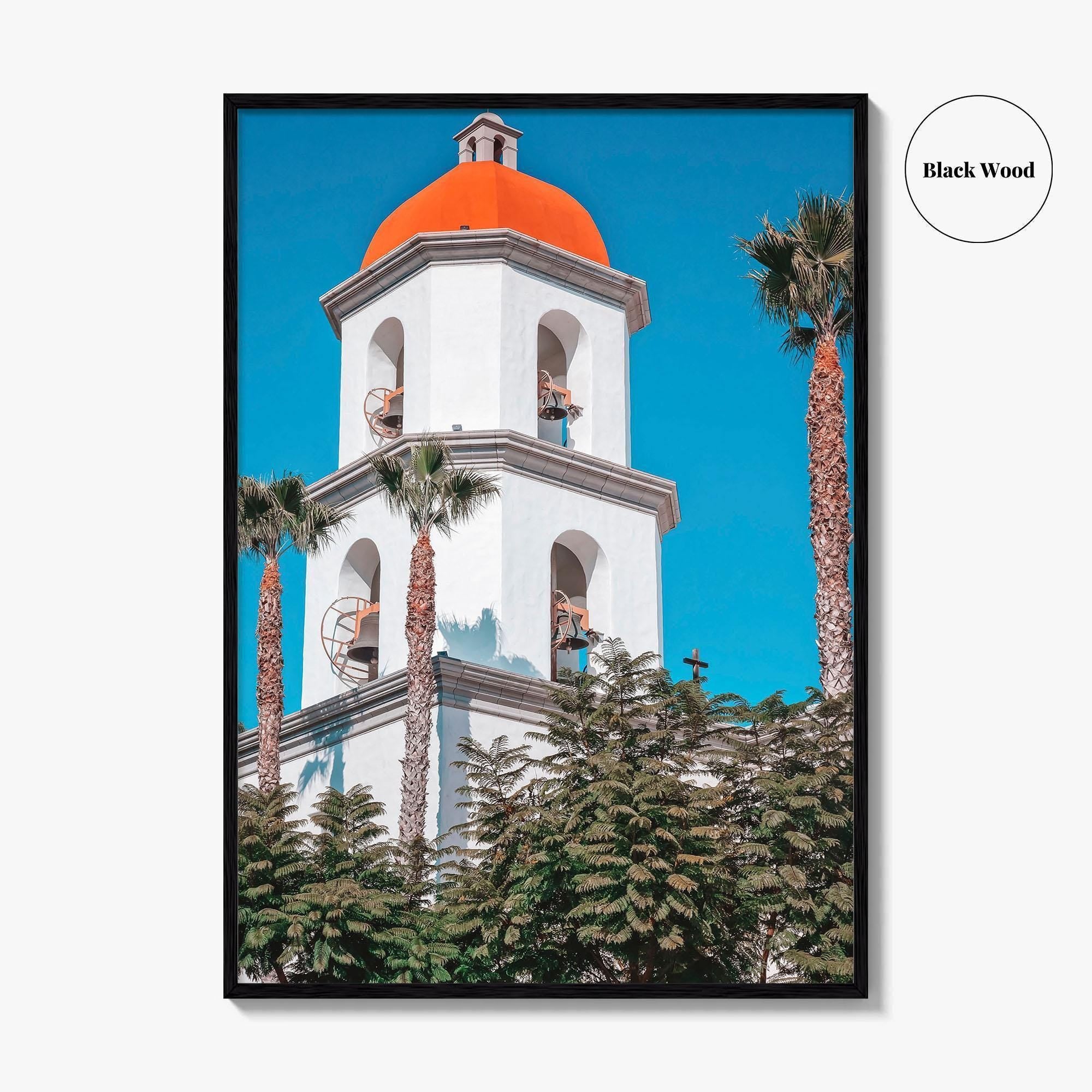 San Juan Capistrano Fine Art Photo Print, Mission Basilica Ruins, Orange County California Poster