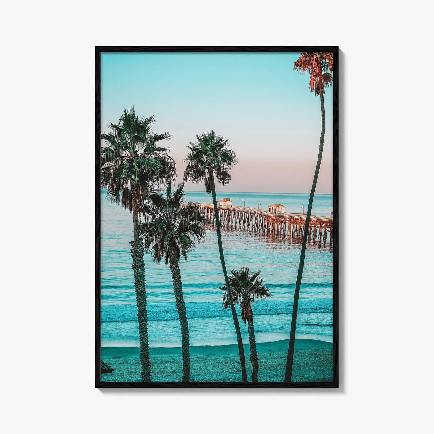 Southern California Fine Art Photo Print, Pier Wall Decor, USA Poster, SoCal