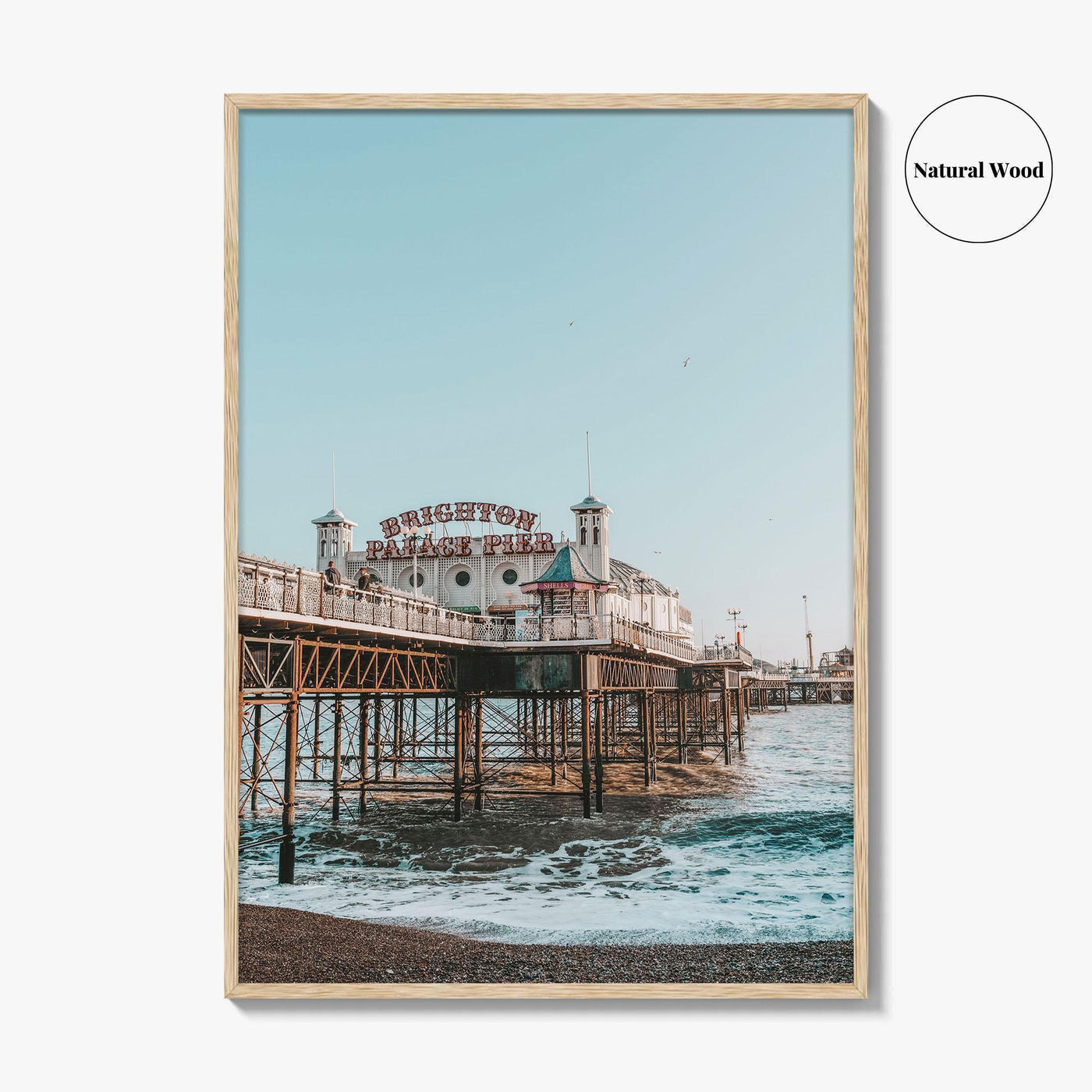 Brighton Fine Art Photo Print, Palace Pier, England UK Poster