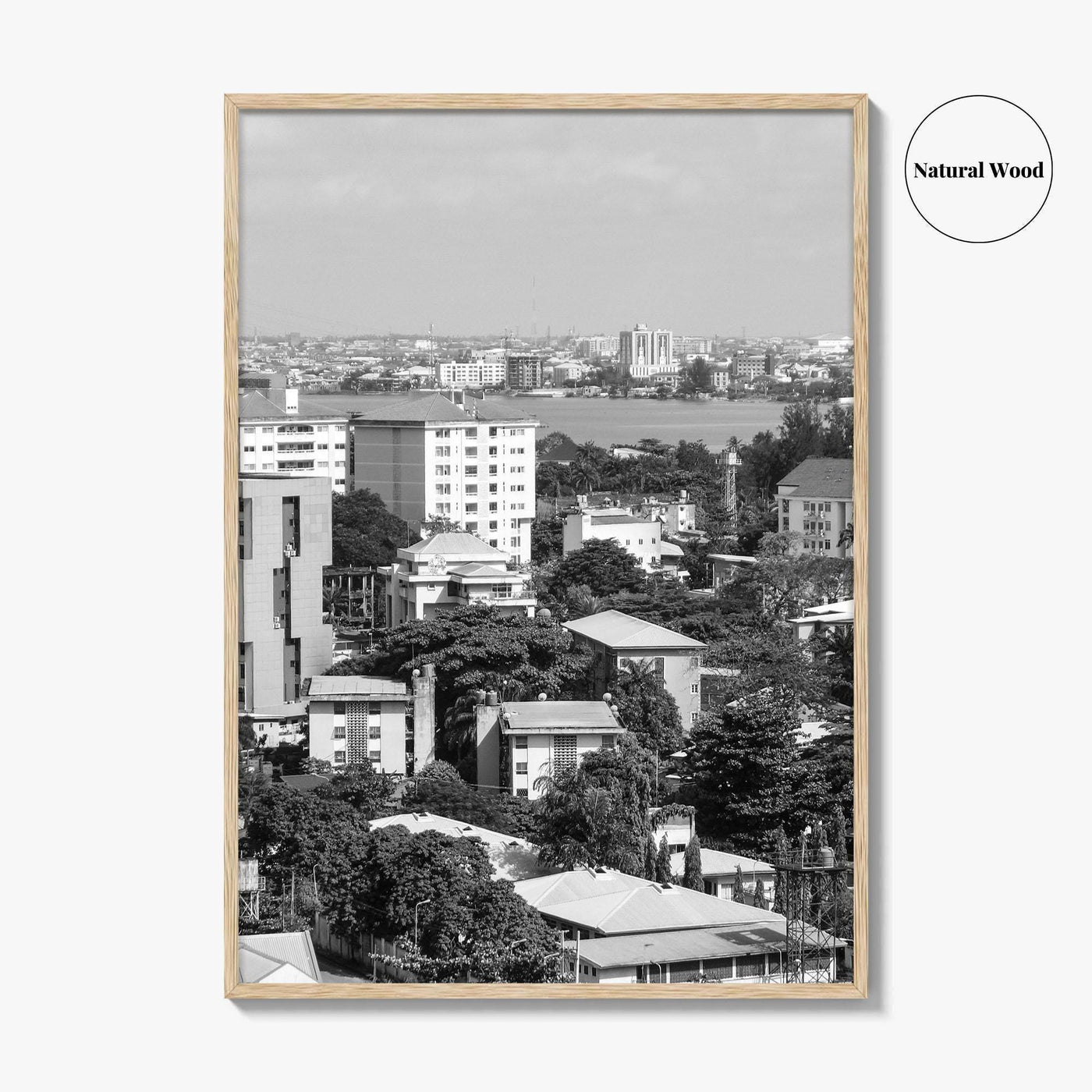 Lagos Black and White Fine Art Photo Print, Nigeria Wall Decor, Photo Poster