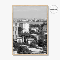 Lagos Black and White Fine Art Photo Print, Nigeria Wall Decor, Photo Poster