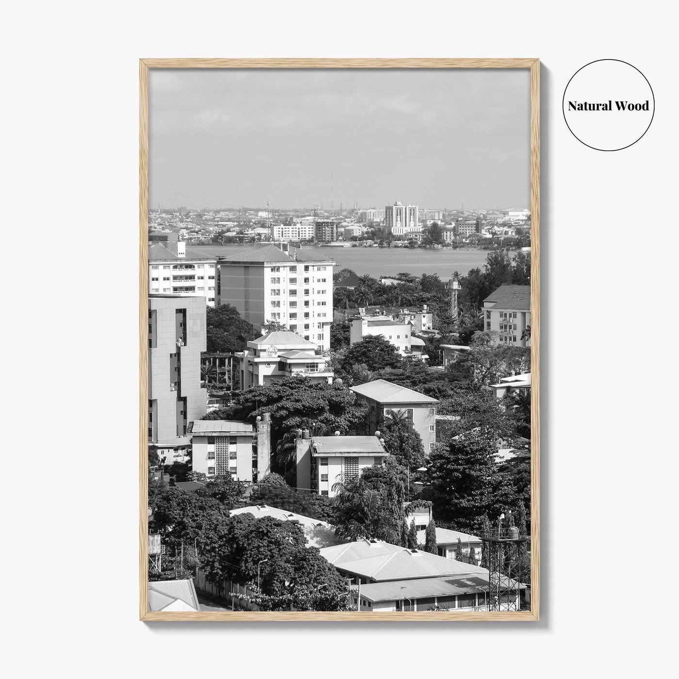 Lagos Black and White Fine Art Photo Print, Nigeria Wall Decor, Photo Poster
