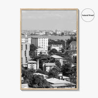 Lagos Black and White Fine Art Photo Print, Nigeria Wall Decor, Photo Poster