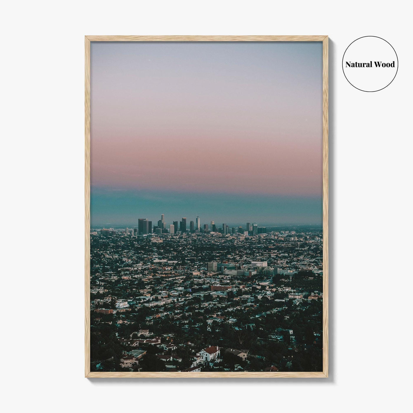 Los Angeles Skyline Fine Art Photo Print, Decor Poster, Griffith Observatory, California, USA
