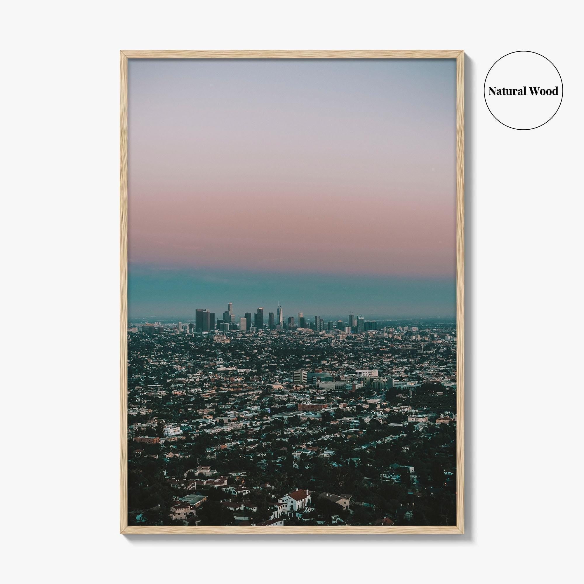 Los Angeles Skyline Fine Art Photo Print, Decor Poster, Griffith Observatory, California, USA
