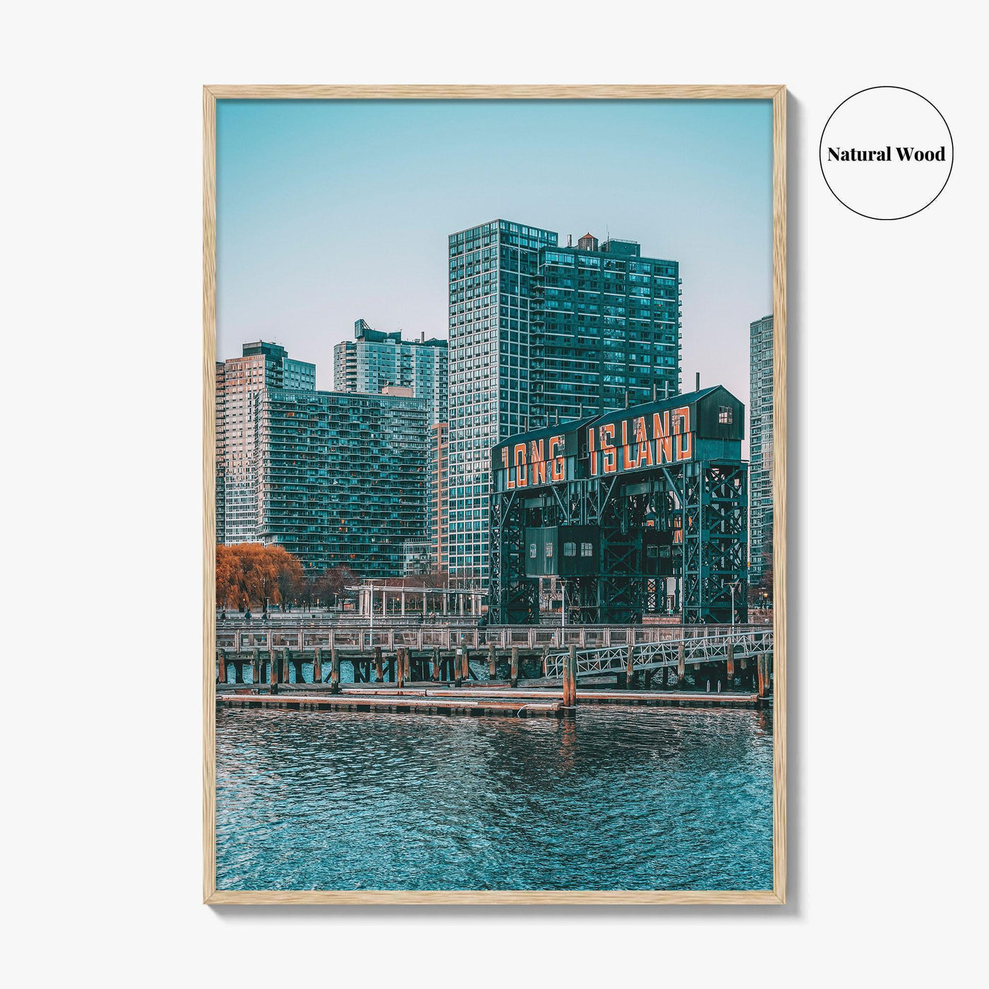 Long Island City Fine Art Photo Print, Queens Waterfront, New York NYC Poster