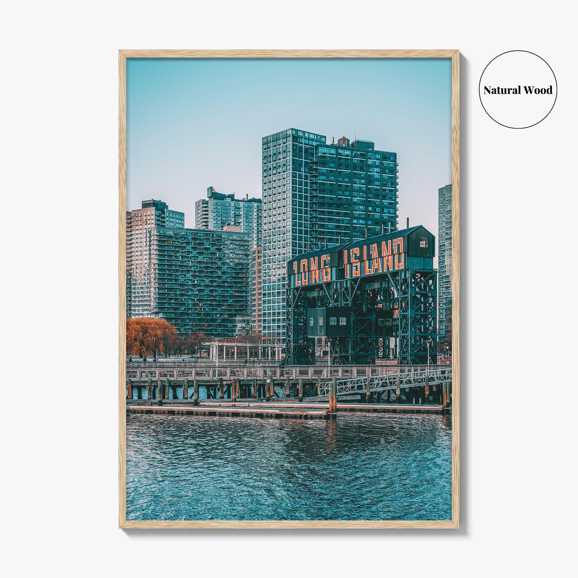 Long Island City Fine Art Photo Print, Queens Waterfront, New York NYC Poster