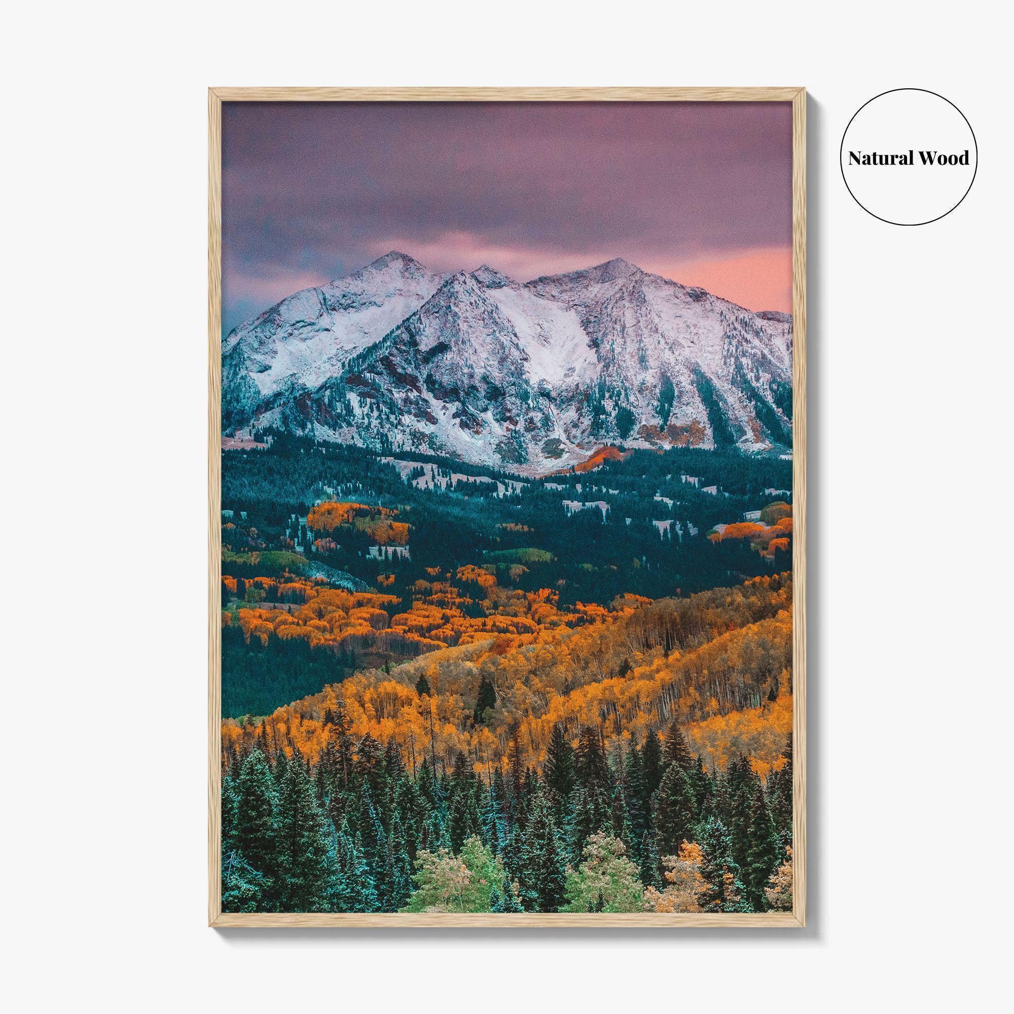 Crested Butte Fine Art Photo Print, Kebler Pass, East Beckwith Mountain, Colorado Poster