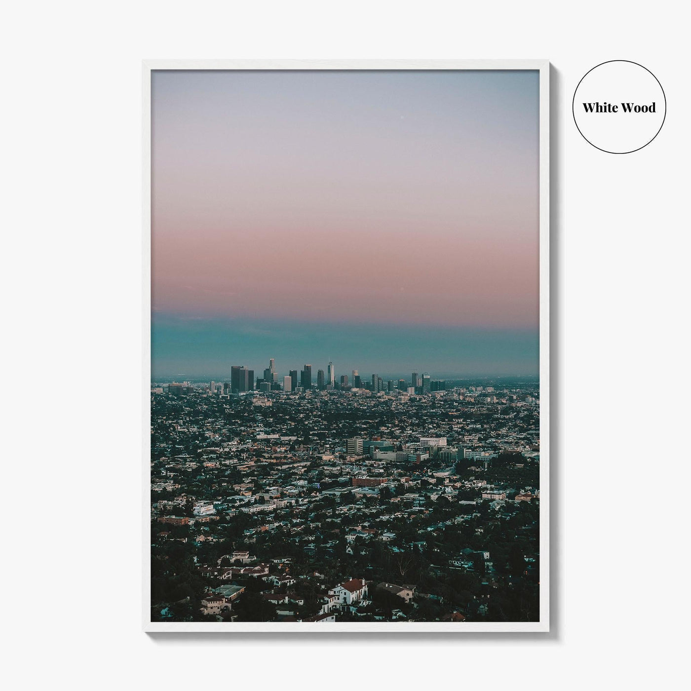 Los Angeles Skyline Fine Art Photo Print, Decor Poster, Griffith Observatory, California, USA