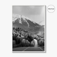 Telluride Colorado Black and White Fine Art Photo Print, Mountain Village CO Poster